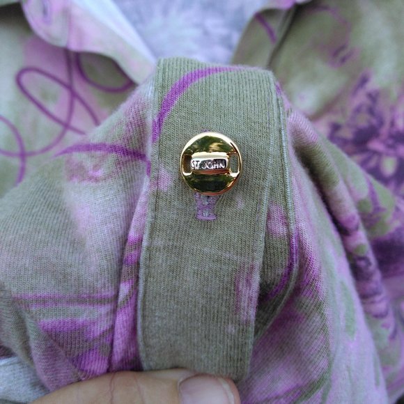 St John Sport button front blouse - Picture 4 of 10